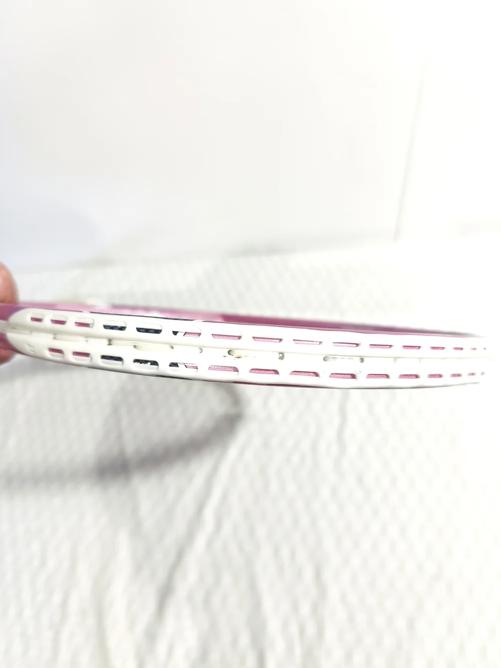 Pink Tennis Racket with White Grip - Picture 13 of 13
